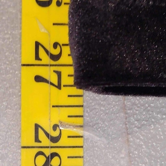 Chico’s Travelers Pant In Black Velvet 3S XL 16/18 Petite Wide Leg Holiday - Picture 10 of 11